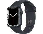 Apple Watch Series 7 Gps, 41mm Midnight Aluminium Case With Midnight Sport Band