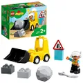 LEGO 10930 DUPLO Town Bulldozer Byggsats för Små Barn, Leksaksbil, Byggklossar, Barnleksaker