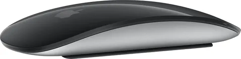 Apple Magic Mouse: Bluetooth, oplaadbaar. Werkt met Mac of iPad; Zwart, Multi Touch-oppervlak