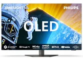 PHILIPS Ambilight 48OLED809 4K OLED Smart TV - 48 Inch Display with P5 AI Perfect Picture Engine, Ultra HD Google TV, Dolby Vision and Atmos Sound, Wo