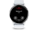 Garmin Venu 3 - Smartwatch - Sporthorloge - 45 mm - AMOLED-Scherm - Whitestone