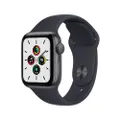 Apple Watch SE GPS, 40mm boitier aluminium gris sidéral avec bracelet sport noir