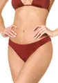 Goldenpoint Bikini dames badpak slip wit laag krultang, Bruin, L