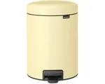 Brabantia NewIcon Prullenbak - 5 liter - Badkamer - Mellow Yellow