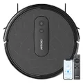 AIRROBO P20 Saugroboter, Roboter Staubsauger mit 2800Pa Saugkraft, Selbstaufladend, WLAN, 120 Minuten Laufzeit, Roboterstaubsauger für Teppiche, Tierh