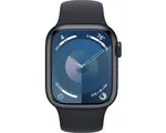 Apple Watch Series 9 - GPS + Cellular - 41mm - Midnight Aluminium Case with Midnight Sport Band S/M
