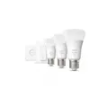 Philips Hue &#8211; starter kit blanco 3 bombillas led e27 9,5w + regulador de intensidad + puente 929002469204 28913000