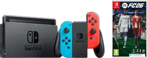 Nintendo Switch Rood/Blauw + EA Sports FC 26
