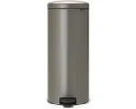 Brabantia NewIcon Prullenbak - 30 liter - Platinum