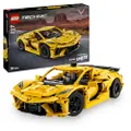 LEGO Technic Chevrolet Corvette Stingray Race Car Toy, 8-Cylinder Engine and Differential - Vehicle Model Kit - Birthday Gift for 9+ Year Old Boys, Gi