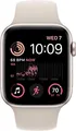 Apple Watch SE 2022 - Smartwatch heren en dames - 44 mm - Sterrenlicht Aluminium