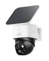 eufy SoloCam S340, Überwachungskamera Außen, ohne Abo, Solar, 2, 4GHz WLAN | 360°-Überwachung, HomeBase 3 kompatibel, Keine Toten Winkel