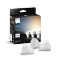 Philips Hue GU10 Spot 3 stuks (400 lm) – Warm tot Koelwit Licht – Dimbaar – Verbind met Bluetooth of Bridge – Smart Lamp werkt met Alexa en Google Hom
