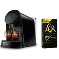 Cafetière à dosette ou capsule Philips L&#8217;OR BARISTA ORIGINAL LM8012/60 PIANO NOIR + 10 capsules compatibles Nespresso Ristretto