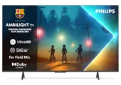 Philips Ambilight 43PUS8200 4K LED Smart TV - Écran 43 pouces avec plateforme Pixel Precise Ultra HD, Titan OS et son Dolby Atmos, compatible Alexa et