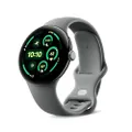 Google Pixel Watch 3 (45 mm) – Android smartwatch with Heart Rate Tracking, Advanced Running from Fitbit, Fitness Insights, 24-Hour Battery – Matte Ha