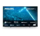48&#8243; PHILIPS 48OLED707/12 Smart 4K Ultra HD HDR OLED TV with Google Assistant, Silver/Grey,Black
