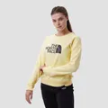 The north face the north face drew peak crew sweater geel dames