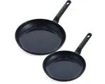 BK Blue Label Induction Koekenpannenset 24cm & 28cm