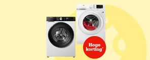 Tot 170,- korting op wasmachines en drogers