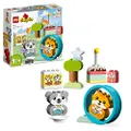 LEGO 10977 DUPLO My First Puppy & Kitten With Sounds Pet Animal Toys for Toddlers 1 .5-3 Years Old, Early Development Set with Large Bricks