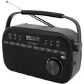 Soundmaster DAB+ Digitalradio tragbar mit Kopfhu00f6rerbuchse, 40 Festspeicher, 2 Digitalradio (DAB)
