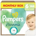 Pampers Harmonie Maat 6 maandbox - 144 luiers - 13kg+