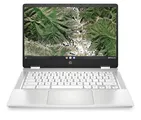 HP Chromebook x360 Laptop, 14 inch touchscreen, Intel Celeron N4120, 4 GB DDR4 RAM, 64 GB eMMC, Intel UHD Graphics 600, ChromeOS besturingssysteem, QW
