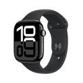 Apple Watch Series 10 GPs 46mm Black Sport Band S/m Smartwatch Jet