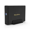 ManxData 2TB USB 3.0 Externe Festplatten für Xbox ONE/PS4/Fenster PC/Mac, Schwarz