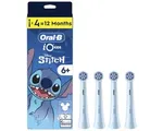 Oral-B iO Kids 6+ Disney Stitch opzetborstel voor elektrische tandenborstel - 4 stuks