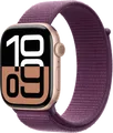 Apple Watch Series 10 46 mm Roségold Sport Loop