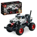 LEGO Technic Monster Jam Monster Mutt Dalmatian Byggsats med Monster Truck, 2-i-1 Leksaksbil med Pull-back-funktion, Present för Pojkar och Flickor fr