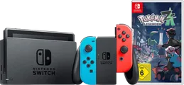 Nintendo Switch Rot/Blau + Poku00e9mon-Legenden: Z-A