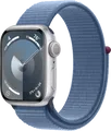 Apple Watch Series 9 41mm Zilver Aluminium Sport Loop