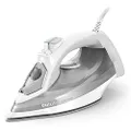 Philips 5000 Series Stoomstrijkijzer - 2400 W, 40 g/min Continue Stoom, Stoomstoot van 160 g, Verticaal Stomen, SteamGlide Plus-Zoolplaat, Wit/Grijs (