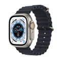 Apple Watch Ultra + Cellular &#8211; 49 mm &#8211; Boîtier Titane avec Bracelet Midnight Ocean (MQFK3NF/A)