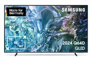 Samsung QLED 4K Q64D Fernseher 65 Zoll Mit Quantum Prozessor Lite, 100% Farbvolumen, Upscaling, Motion Xcelerator, Smart TV, GQ65Q64DAUXZG, Deutsches 