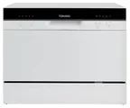 Tomado TDW5501W - Mini vaatwasser - Kleine vaatwasser - Vrijstaand - 6 couverts - 5 programma's - Energieklasse D - Wit