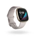 Montre connectée Fitbit Sense Blanc lunaire