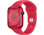 Apple Watch Series 8 OLED 45 mm Digitaal 396 x 484 Pixels Touchscreen 4G Rood Wifi GPS