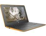 HP Chromebook 11A G6 EE AMD A4 A4-9120C 29,5 cm (11.6") HD 4 GB DDR4-SDRAM 16 GB eMMC Wi-Fi 5 (802.11ac) ChromeOS Grijs, Oranje