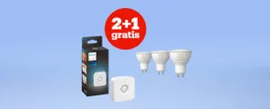 2+1 gratis op Philips Hue