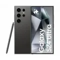 Samsung Galaxy S24 Ultra AI Smartphone, Android-Handy ohne Vertrag, 12GB RAM/256GB Speicher, 200-MP-Kamera, S Pen, Lange Akkulaufzeit, Titanium Black,