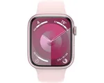 Apple Watch Series 9 - GPS + Cellular - 45mm - Pink Aluminium Case with Light Pink Sport Band - M/L