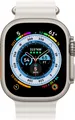 Apple Watch Ultra - 4G/LTE - 49mm - Titanium kast - Wit Ocean bandje