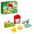 LEGO 10949 DUPLO Town Farm Animals Toy med anka, gris och kattminifigurer för barn 2 år och uppåt