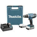 Makita DF488D002 Accu-schroefboormachine 18 V 1.5 Ah Li-ion Incl. 2 accus, Incl. lader, Incl. koffer