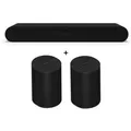 Sonos Entertainment Set - mit Ray und 2 Era 100 - Schwarz