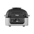Ninja Foodi Grill & Airfryer, 5,7 Liter, 5 Kookfuncties, Airfryen, Grillen, Bakken, Braden en meer, Vaatwasmachinebestendige Onderdelen, Zwart/Zilver 